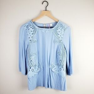 Alya Blue Blouse Small